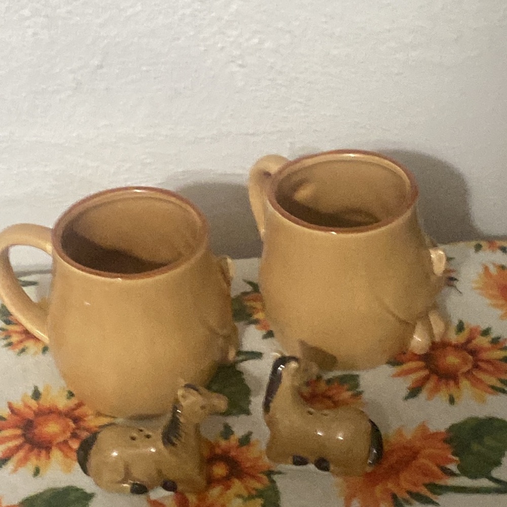 NEW Azalea Wang Fluff Coat szM+🐴salt and pepper shakers & 2 mugs - Picture 9 of 15